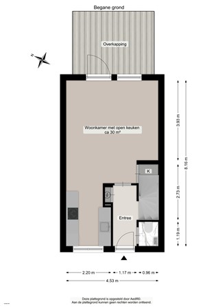 Floorplan - Swanenburg 8, 9363 KL Marum